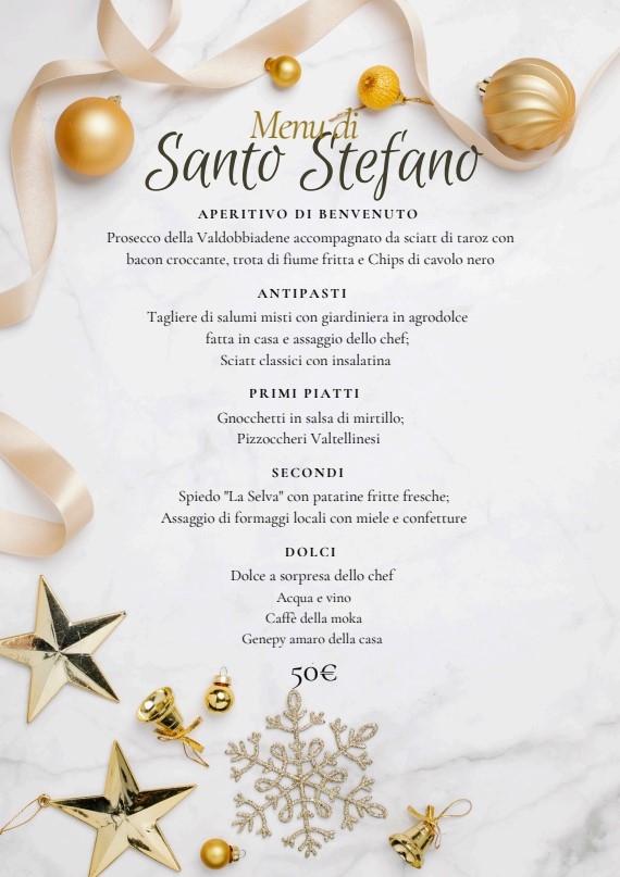 Menu di Santo Stefano